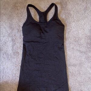 Lululemon Espresso Brown Ebb to Street Racerback Tank Top